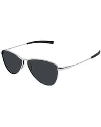 Saint Laurent - Eyewear Vesper Pilot Frame Sunglasses - Lyst