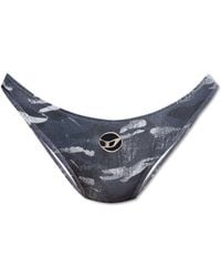 DIESEL - Cut-Out Logo Swimsuit Bottoms - Lyst