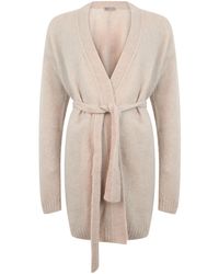 Herno - Belted V-Neck Cardigan - Lyst