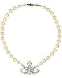 Vivienne Westwood - Orb Logo Pendant Necklace - Lyst
