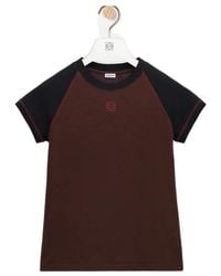 Loewe - Logo Cotton T-Shirt - Lyst