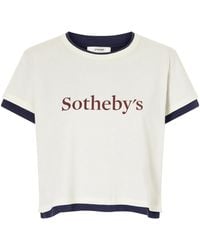 FRAME - Striped Crew-Neck T-Shirt - Lyst