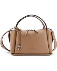 Tod's - Timeless Double Handle Shoulder Bag - Lyst