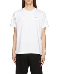 Off-White c/o Virgil Abloh - Logo Detailed Crewneck T-Shirt - Lyst