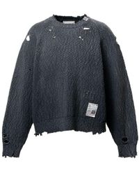 Maison Mihara Yasuhiro - Sun Faded Like Knit Sweater - Lyst