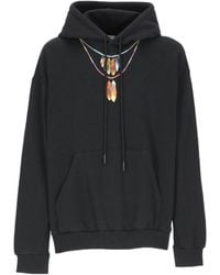 Marcelo Burlon - County Of Milan Graphic-Printed Drawstring Hoodie - Lyst