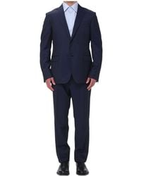 ZEGNA - Long-Sleeved Suit Jacket And Trousers Two-Piece Set - Lyst