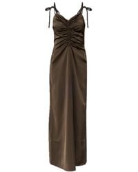 ROTATE BIRGER CHRISTENSEN - V-Neck Slip Maxi Dress - Lyst
