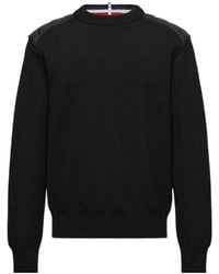 Moncler - Grenoble Logo Embroidered Down Jumper - Lyst