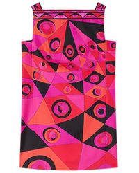 PUCCI - Pucci Occhi Printed Sheath Dress - Lyst