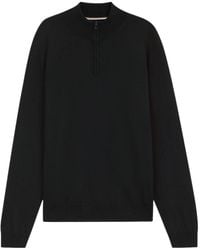 BOSS - Boss Half-Zip Knitted Jumper - Lyst
