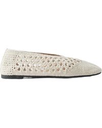 Stella McCartney - Ryder Day Crocheted Ballet Flats - Lyst