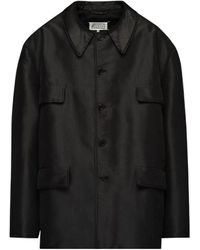 Maison Margiela - Long-Sleeved Buttoned Jacket - Lyst