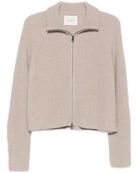 Lisa Yang - Long-Sleeve Zip-Up Cardigan - Lyst