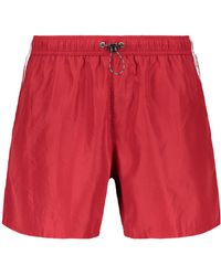 Iceberg - Logo Trim Swim Shorts - Lyst