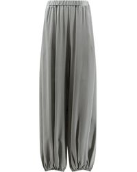 Alysi - Wide-Leg Drawstring Pants - Lyst