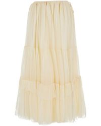 Chloé - Chloé Tiered Maxi Skirt - Lyst