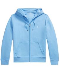 Polo Ralph Lauren - Ralph Lauren Zip-Up Logo Hoodie - Lyst