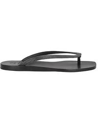 Brunello Cucinelli - Simple Leather Flip-Flops - Lyst