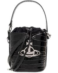 Vivienne Westwood - Orb Plaque Small Tote Bag - Lyst