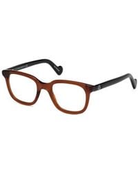 Moncler - Eyewear Rectangular Frame Glasses - Lyst
