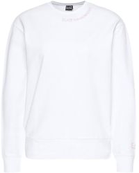 EA7 - Round Collar Long Sleeve Sweater - Lyst