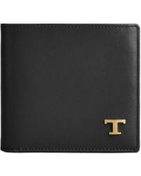 Tod's - Calfskin Bifold Wallet - Lyst