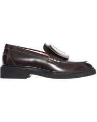 Roger Vivier - Round-Toe Slip-On Loafers - Lyst
