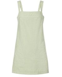 Jonathan Simkhai - Sloan Gingham Cotton-Blend Minidress - Lyst