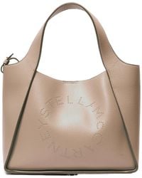 Stella McCartney - Logo Detailed Top Handle Bag - Lyst