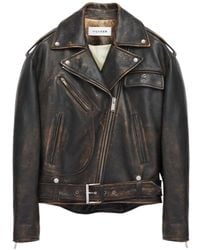McQueen - Leather Jacket - Lyst