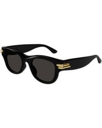 Bottega Veneta - Eyewear Mitre Square Frame Sunglasses - Lyst
