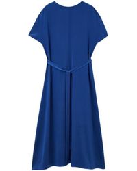 JOSEPH - Split-Sleeve Silk Maxi Dress - Lyst