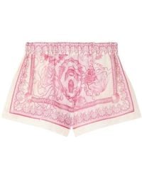 Versace - Printed Beach Shorts - Lyst