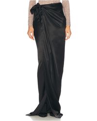 Balenciaga - Tie-Detailed Wrap Skirt - Lyst