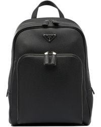 Prada - Leather Backpack - Lyst