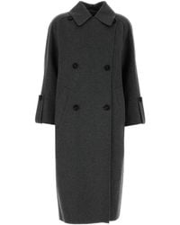 Max Mara - 'S Smmalice Double-Breasted Long Coat - Lyst
