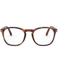 Persol - Round Frame Glasses - Lyst