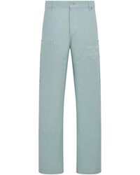 Dior - Homme Logo Patch Straight Leg Pants - Lyst