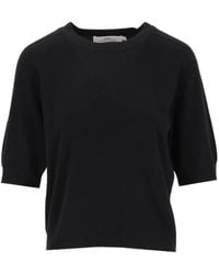 arch4 - Evie Short-Sleeve Cashmere Sweater - Lyst