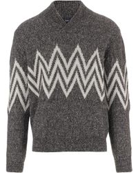 Herno - V-Neck Knitwear - Lyst