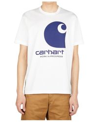 Junya Watanabe - X Carhartt Printed T-Shirt With Round Neck - Lyst
