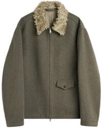 Our Legacy - Evolved Faux Shearling Collar Jacket - Lyst