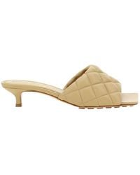 Bottega Veneta - Padded Heeled Sandals - Lyst