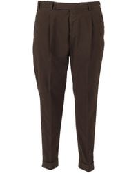 PT01 - Pleat-Flap Trousers - Lyst