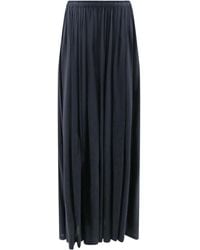 Max Mara - Pleated Knitted Skirt - Lyst