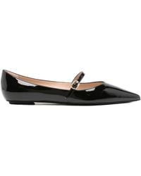 Stuart Weitzman - Pointed Mary Jane Shoes - Lyst
