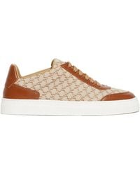 Max Mara - Jacquard-Knit Monogram Sneakers - Lyst
