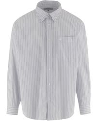 Carhartt - Keene Striped Cotton-Poplin Shirt - Lyst