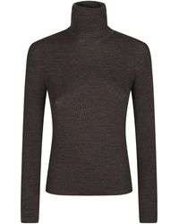 P.A.R.O.S.H. - Long Turtle Neck Long Sleeve Sweater - Lyst